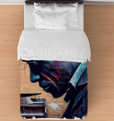 Groovin' On The Keys Duvet Cover - Beyond T-shirts